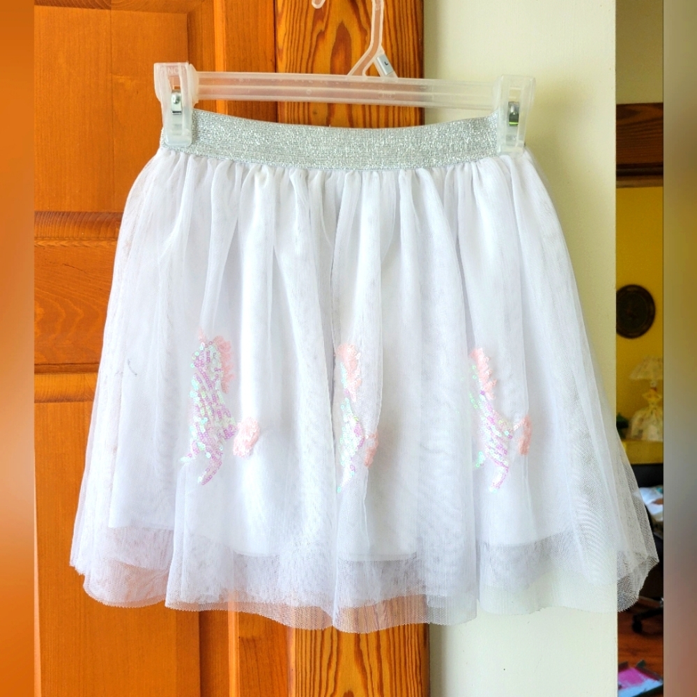 Unicorn sequin tulle skirt Btween brand 10